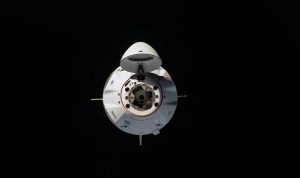 Le vaisseau Crew Dragon de SpaceX.