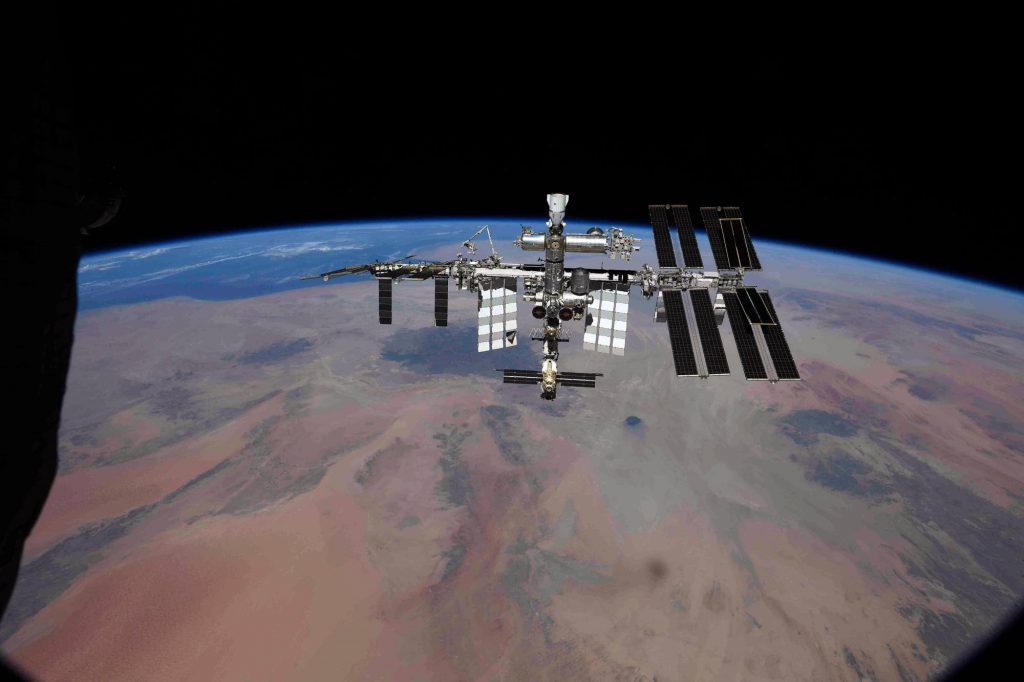 L'ISS depuis Soyouz MS-18.