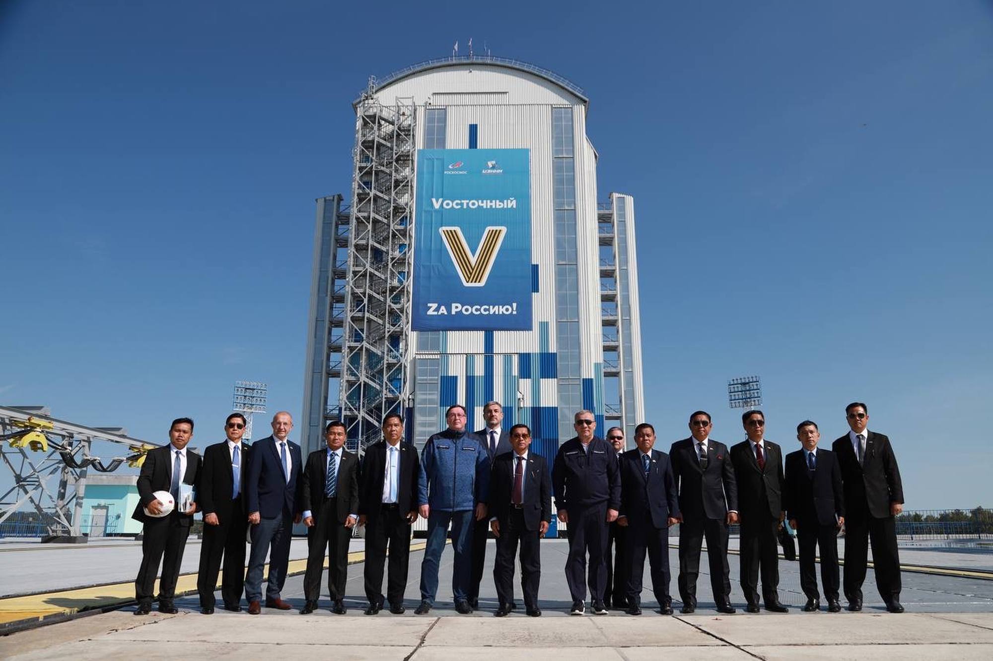 Visite de responsables birmans au cosmodrome Vostochny. Image d'archives.