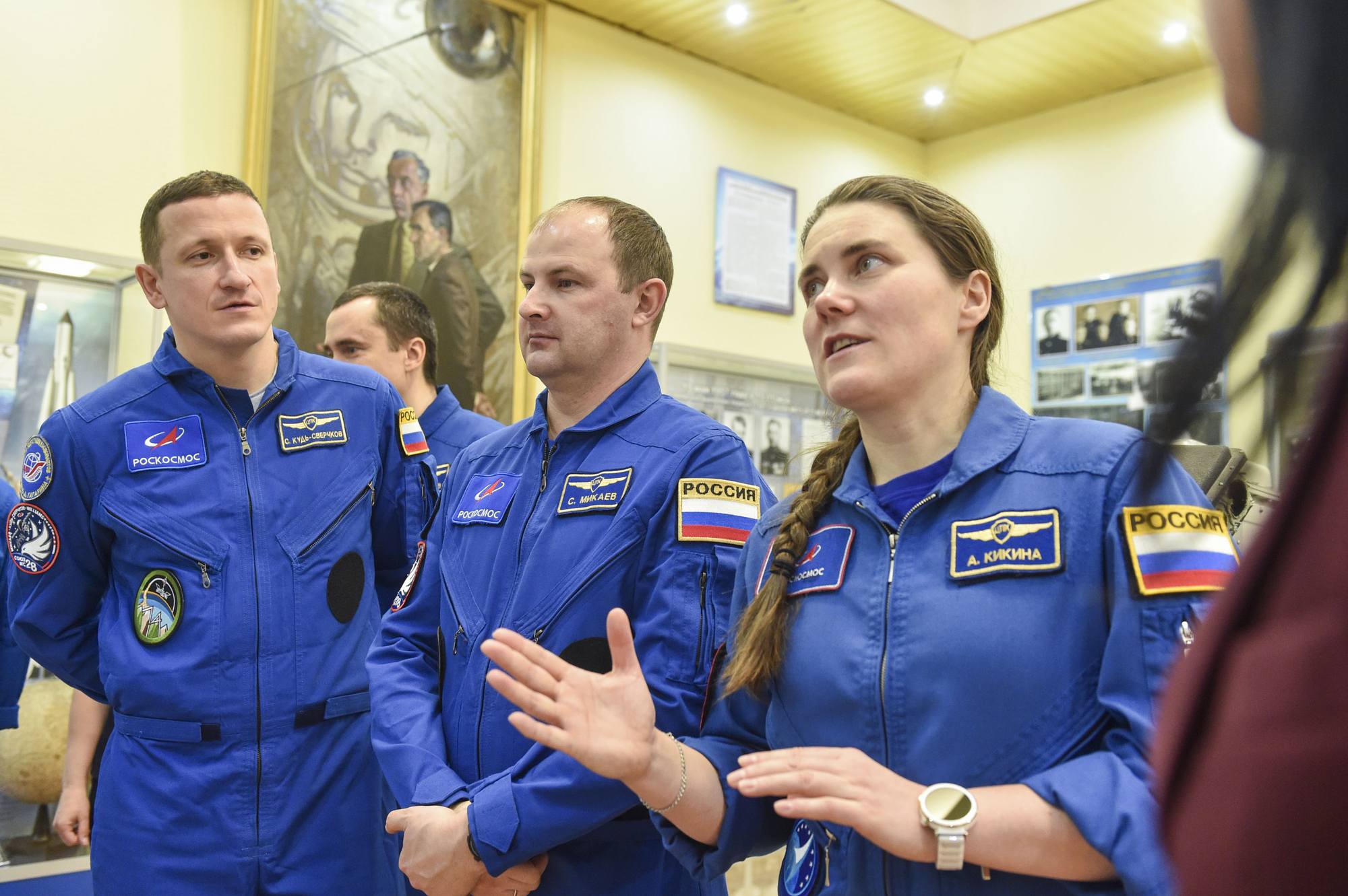 Visite du musée de Baïkonour.