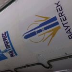 Les logos du RKTs Progress et de Baïterek.