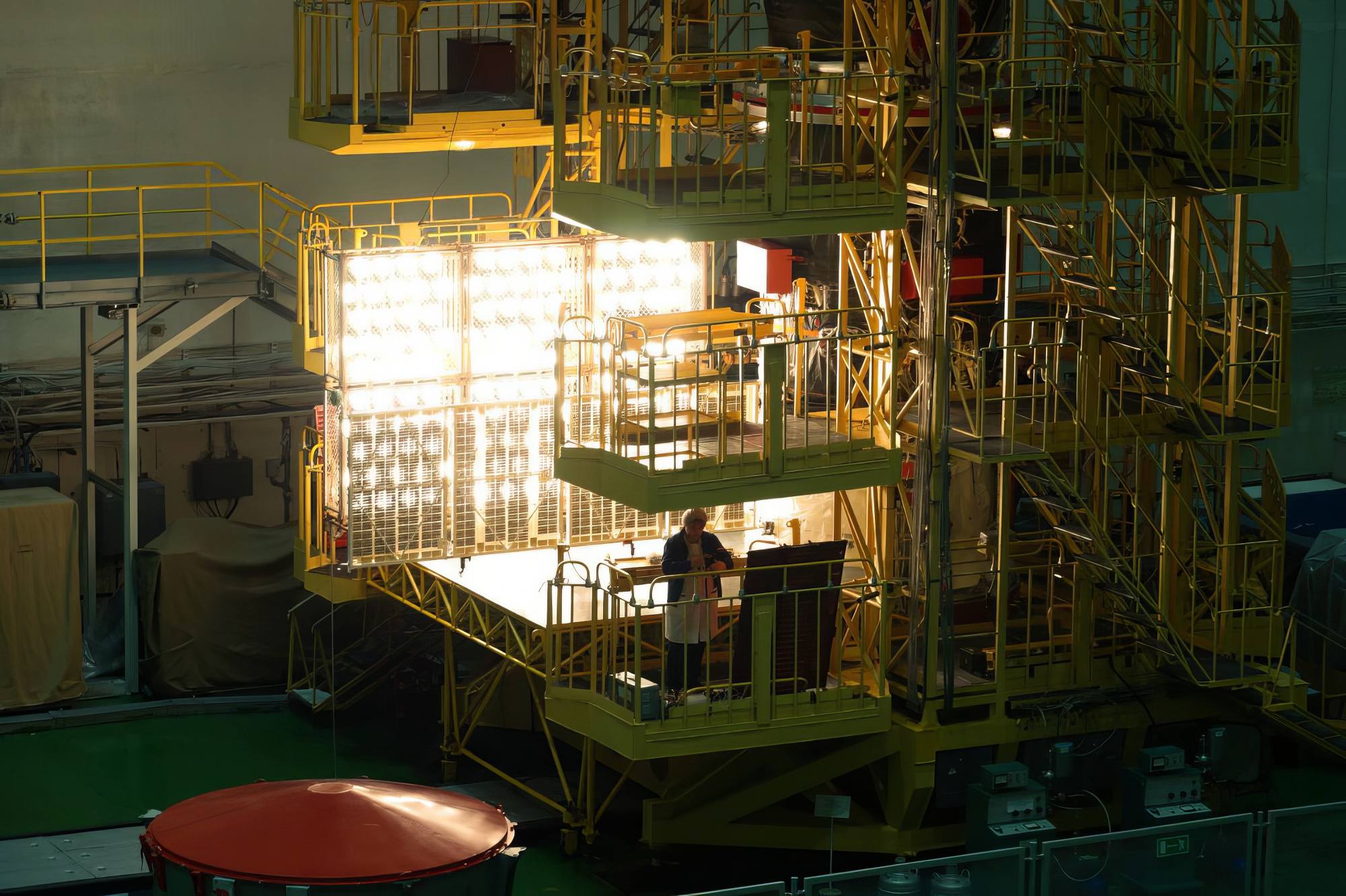 Illumination du second panneau solaire.