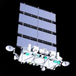 Un satellite Rassvyet-3. Image d'artiste.