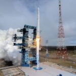 Début de l'ascension du lanceur.