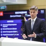 Dmitry Bakanov devant le Conseil de la Fédération.