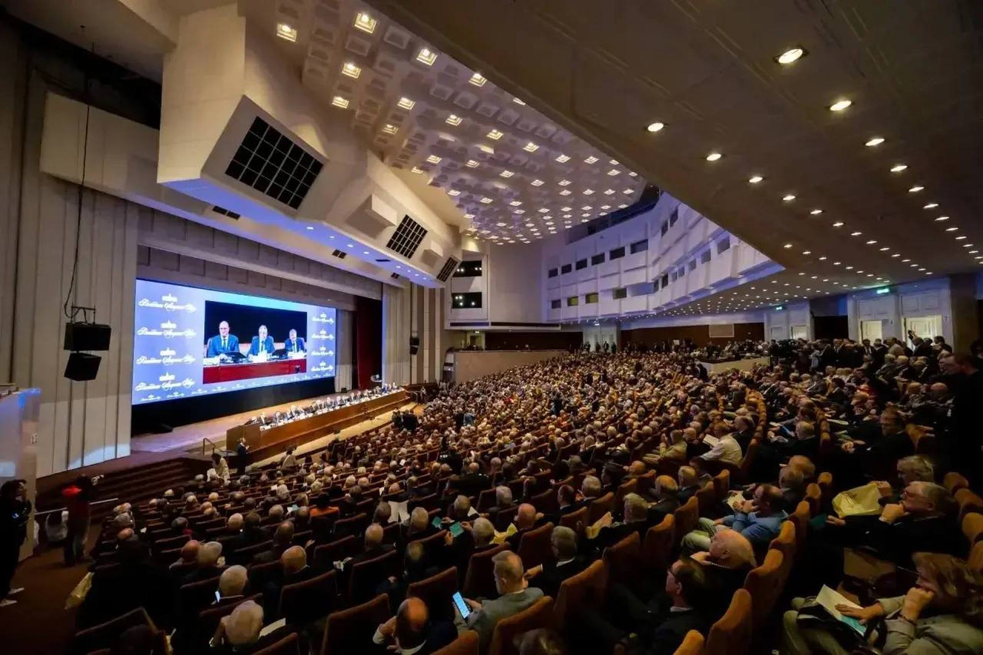 La réunion de l'Assemblée Générale de l'Académie des Sciences russe (RAN).