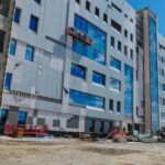 Au MIK de Vostochny, le bâtiment pour Angara en cours de construction.