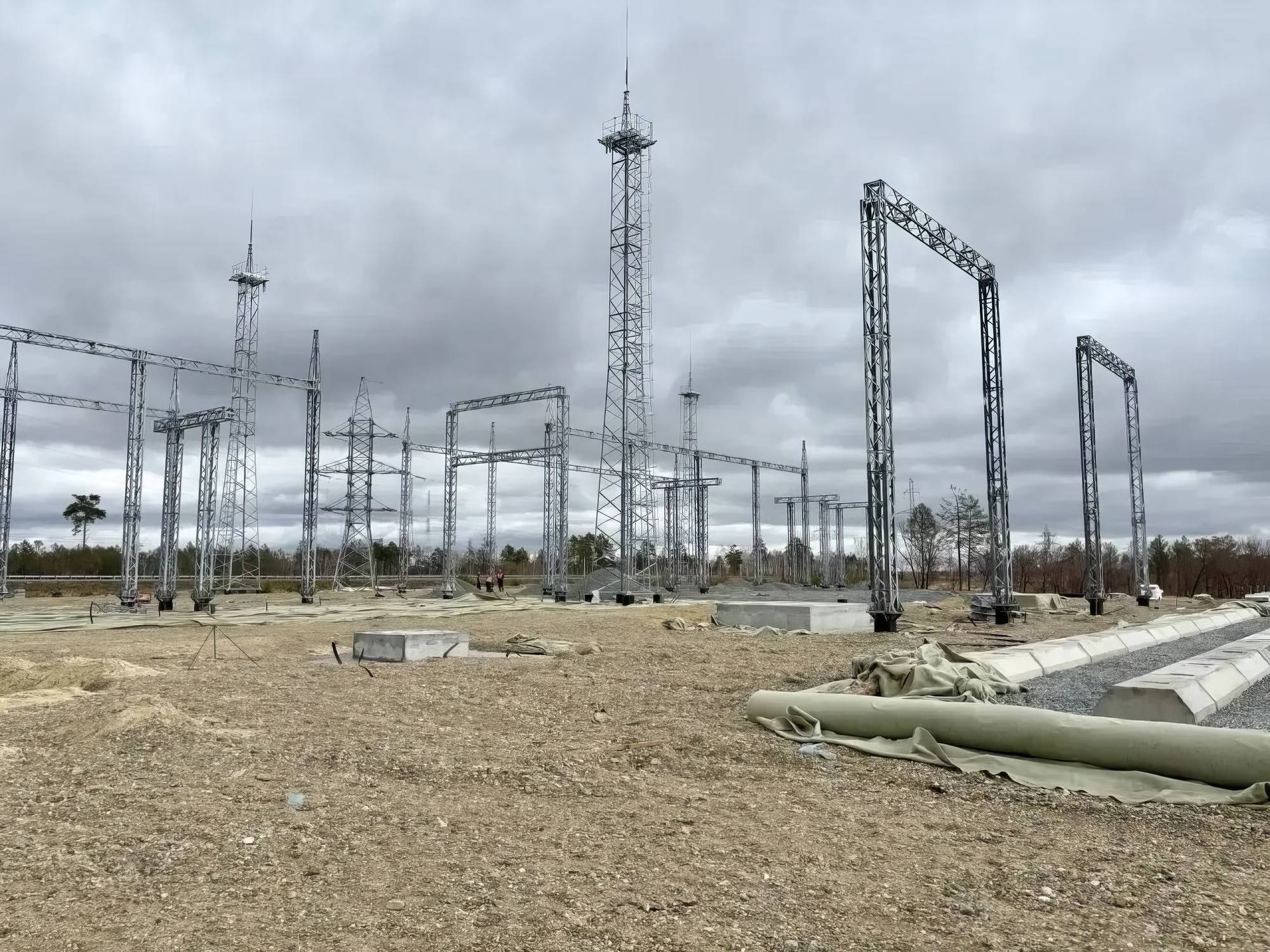 La sous-station SK-2 au cosmodrome Vostochny.