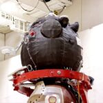 La "tête" de Soyouz MS-29 avec l'antenne de rendez-vous déployée.