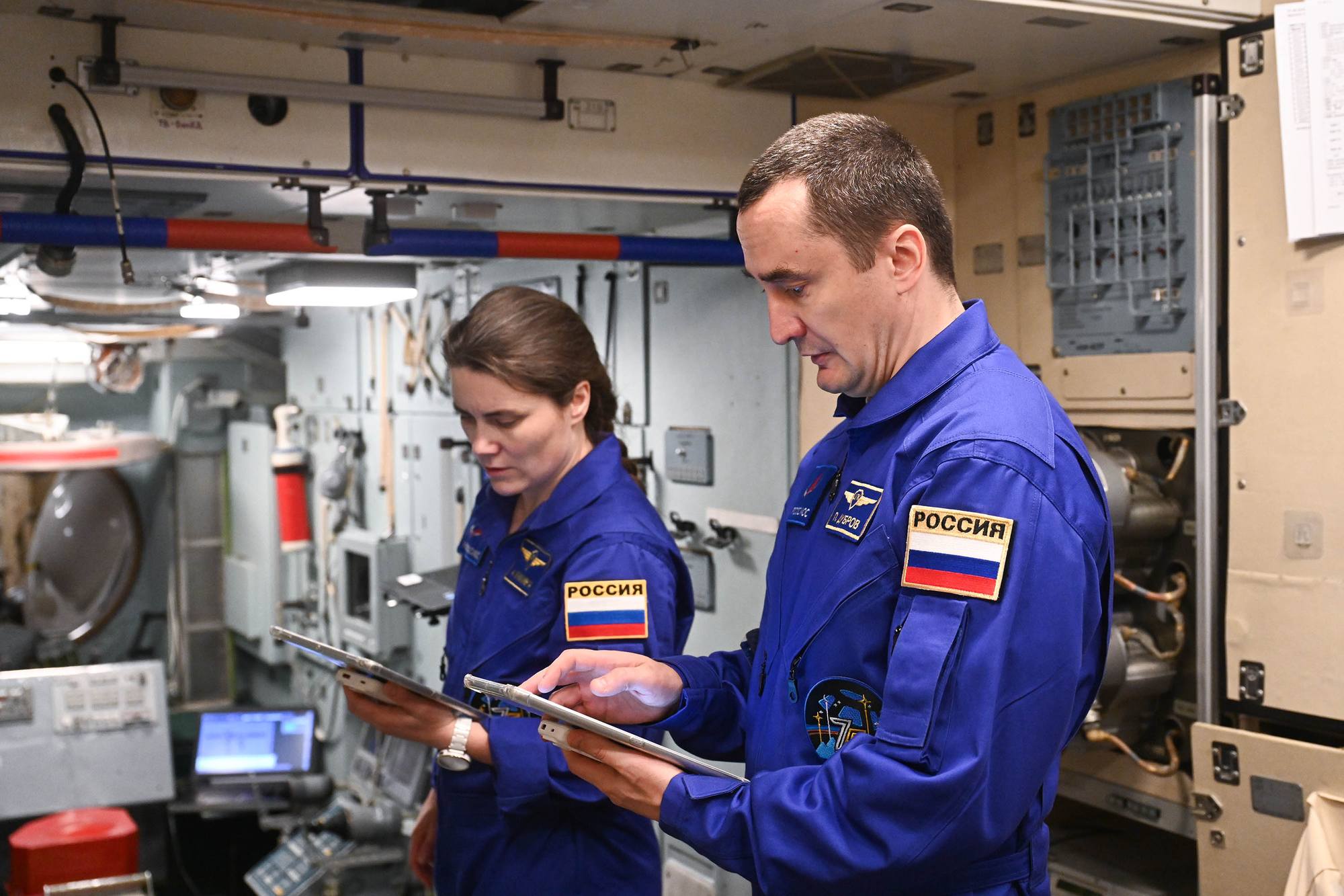 Anna Kikina et Pyotr Doubrov.
