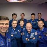 Les membres de la mission ISS-73.