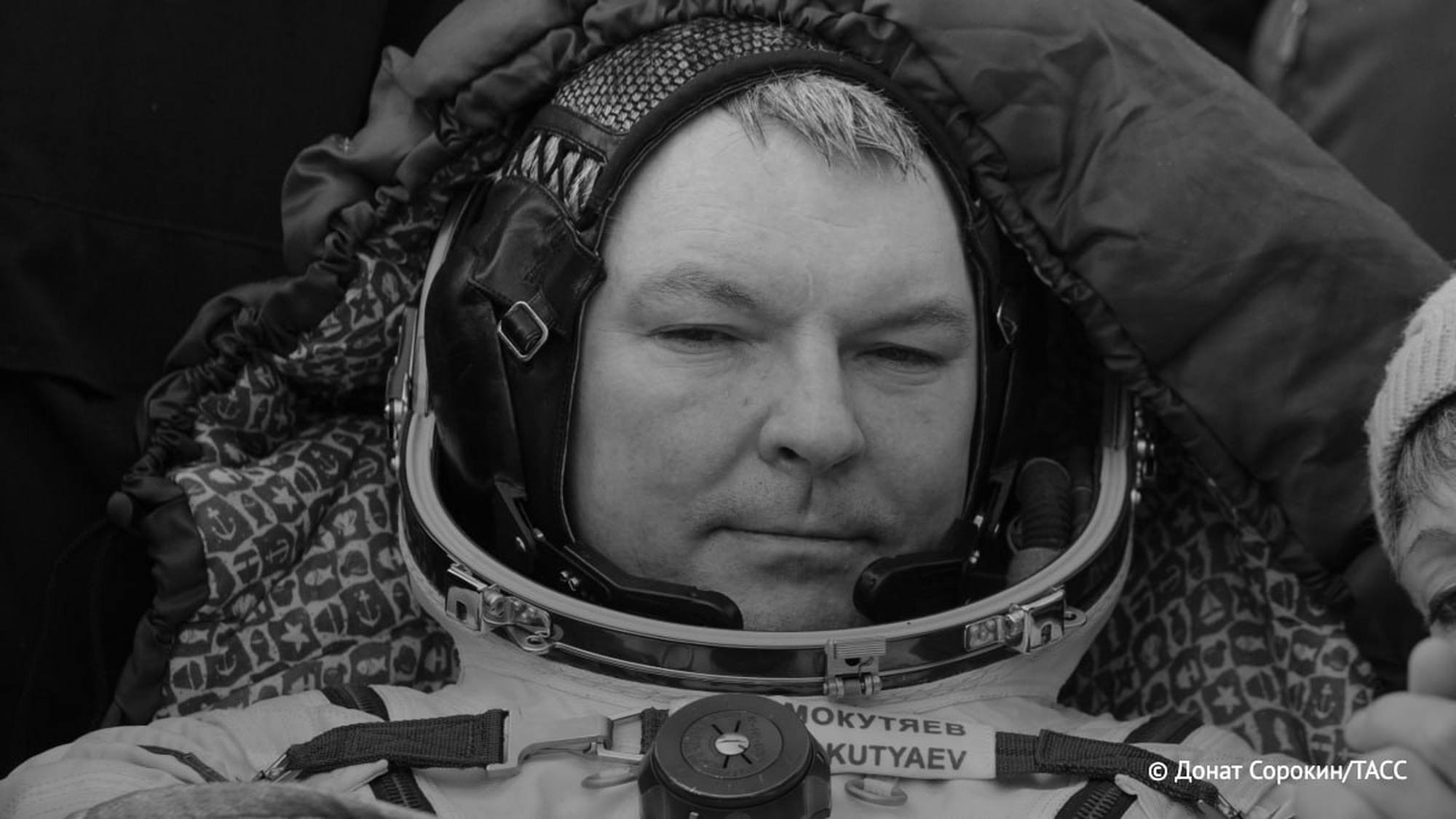 Alexandre Samokoutayev lors d'un de ses retours de l'espace.