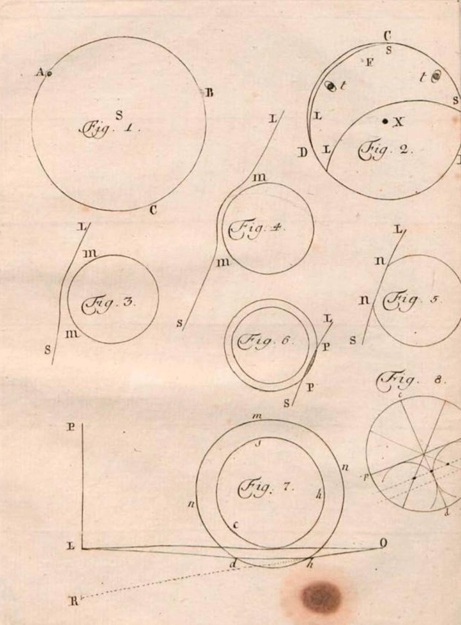 Dessins de Mikhaïl Lomonossov dans la publication « L'apparition de Vénus sur le Soleil... » © MVLomonosov/ Domaine public via Wikimedia Commons.