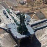 Le pas de tir 31 vu de drone.