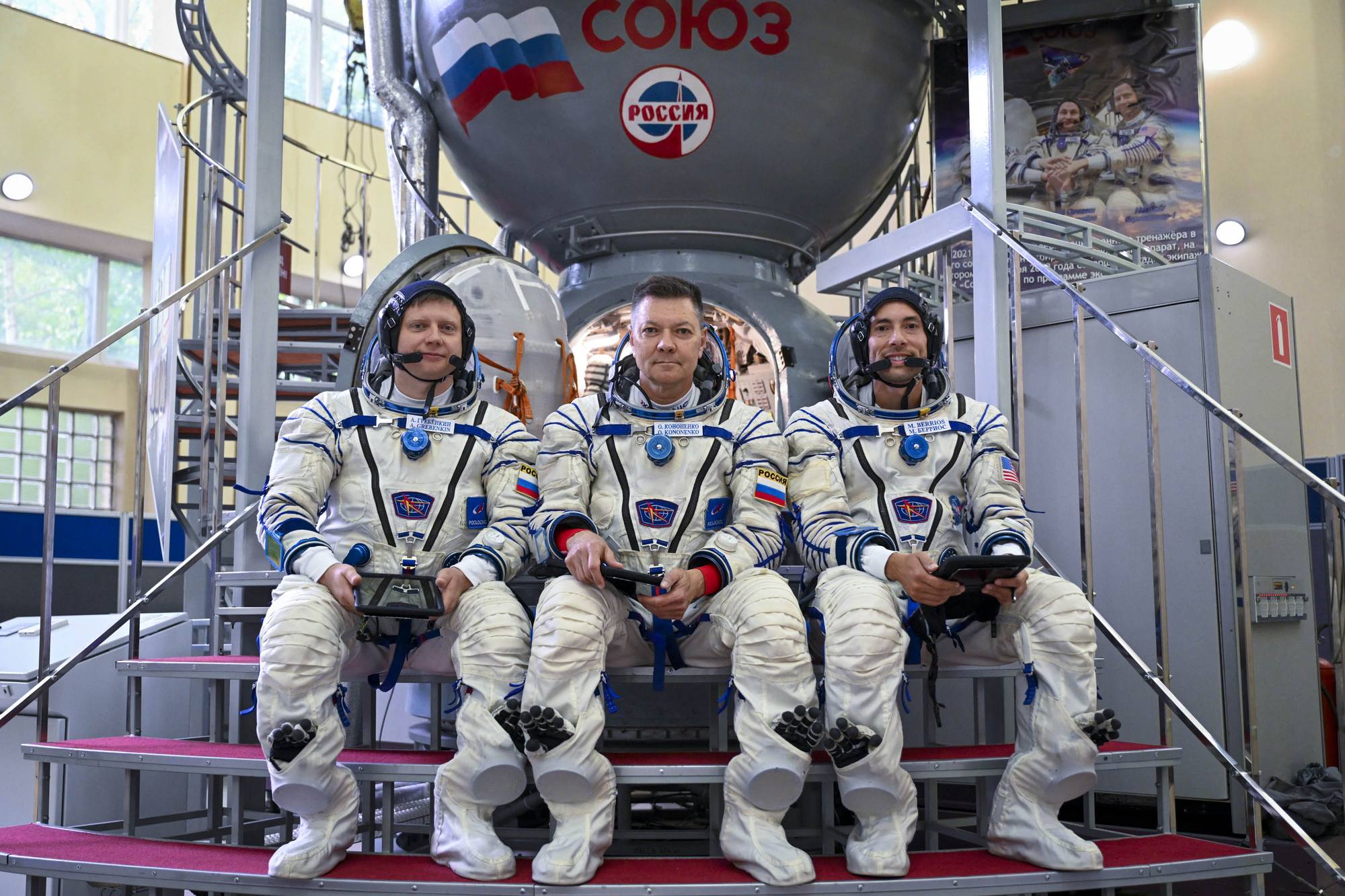 L'équipage de réserve de la mission iSS-76.