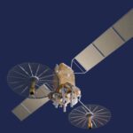 Un modèle de satellite Loutch.