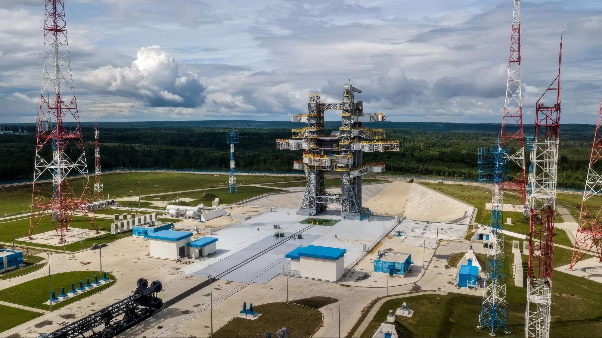 Le pas de lancement Angara.