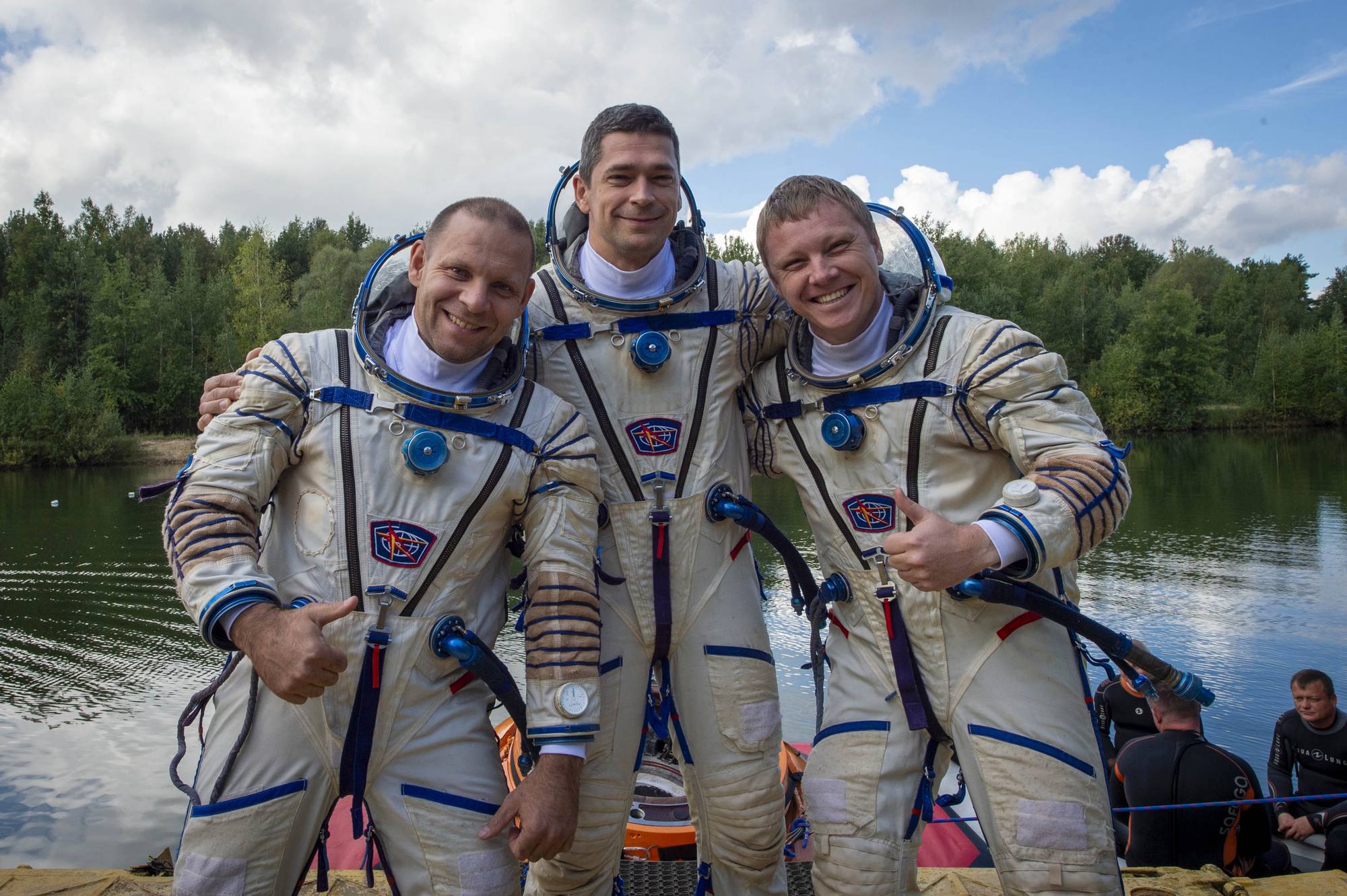 Ivan Vagner, Nikolaï Tchoub et Alexandre Gorbounov.