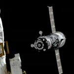 Progress MS-35 en approche de l'ISS.