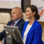 Oleg Novisky et Marina Vassilievskaya au TsPK. Image d'archives.